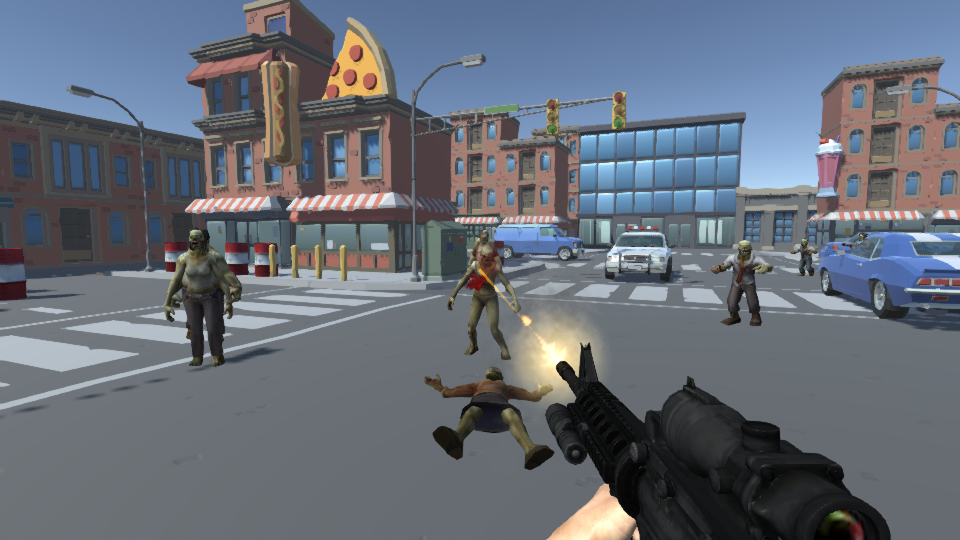 Zombie Shooting ۳D Offline fps - عکس بازی موبایلی اندروید