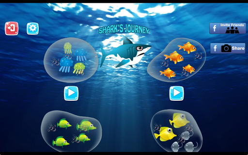 Shark Grow Big fish eat small - عکس بازی موبایلی اندروید