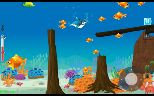 Shark Grow Big fish eat small - عکس بازی موبایلی اندروید