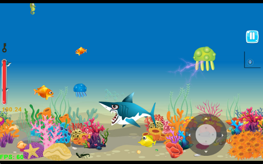 Shark Grow Big fish eat small - Gameplay image of android game