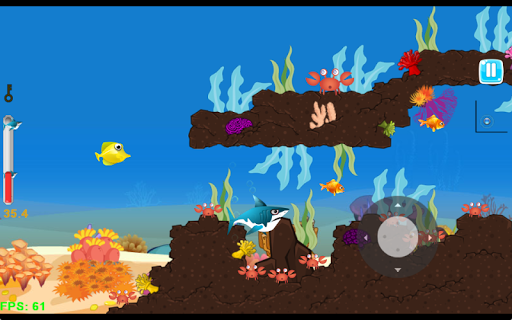 Shark Grow Big fish eat small - عکس بازی موبایلی اندروید