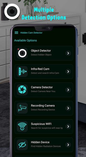 Hidden Camera Detector - SpyC - عکس برنامه موبایلی اندروید