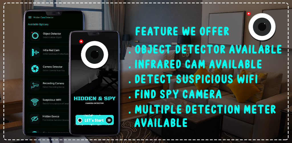 Hidden Camera Detector - SpyC - عکس برنامه موبایلی اندروید
