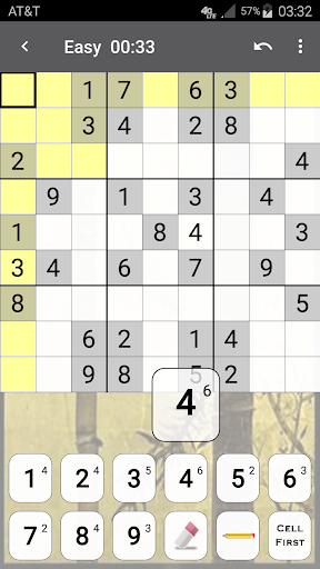 Sudoku - Gameplay image of android game