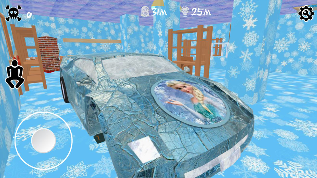 Escape Frozen: Prison Granny - Gameplay image of android game