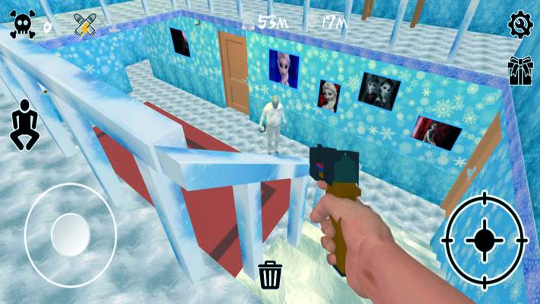 Escape Frozen: Prison Granny - Gameplay image of android game