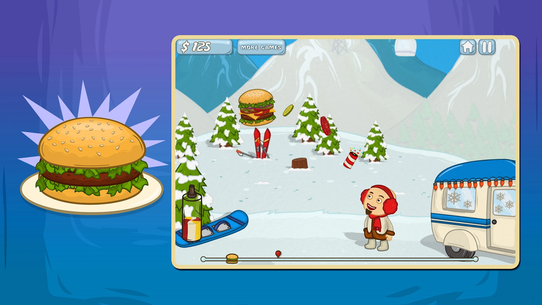 Mad Burger 2: Xmas edition - Gameplay image of android game