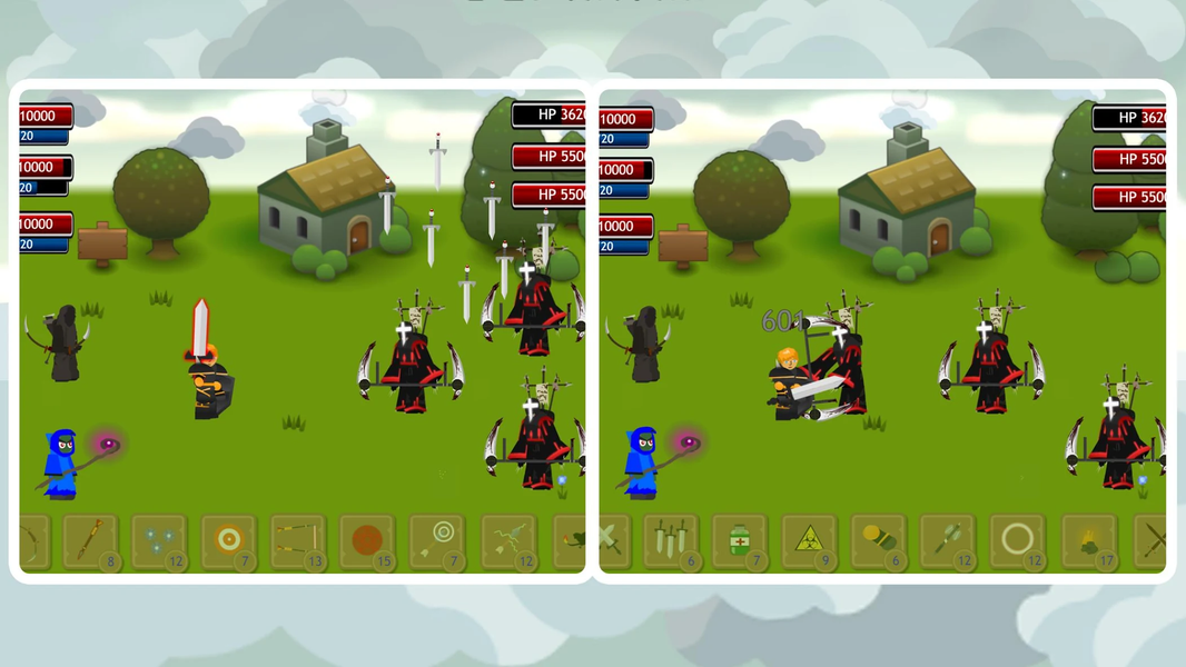 Arcalona: Turn-based Strategy - Gameplay image of android game