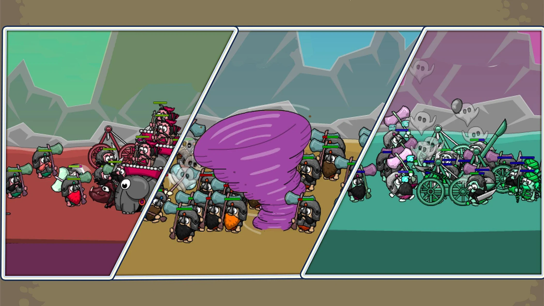 Awesome Conquest: Mass Battler - Gameplay image of android game