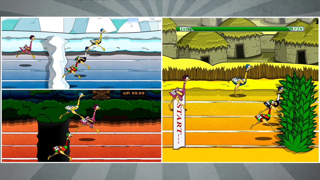 Big Bird Racing: Arcade Game - Gameplay image of android game