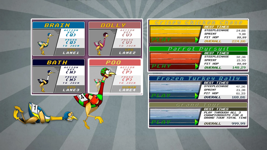 Big Bird Racing: Arcade Game - Gameplay image of android game