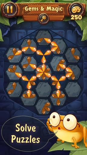 Gems & Magic adventure puzzle - Gameplay image of android game