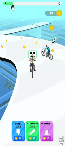 Idle Stunt Rider - Gameplay image of android game