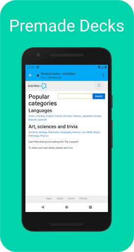 AnkiDroid Flashcards - عکس برنامه موبایلی اندروید