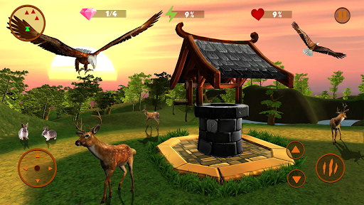 Life of Golden Eagle: Falcon Wildlife Simulation - عکس بازی موبایلی اندروید