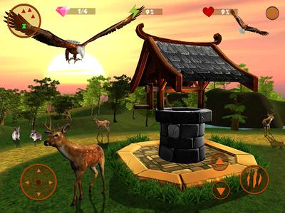 Life of Golden Eagle: Falcon Wildlife Simulation - عکس بازی موبایلی اندروید