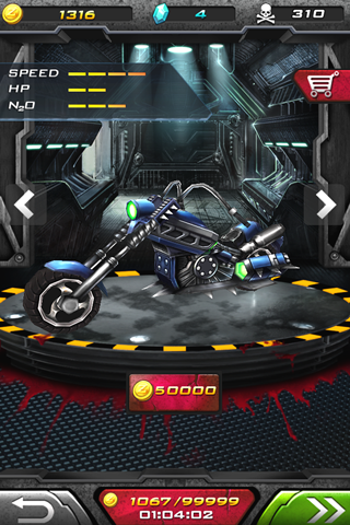 Death Moto 2 : Zombile Killer - Gameplay image of android game