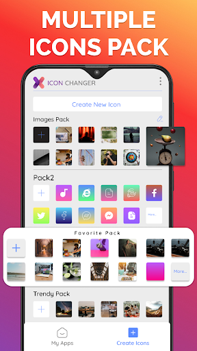 App Icon Editor & Changer - عکس برنامه موبایلی اندروید