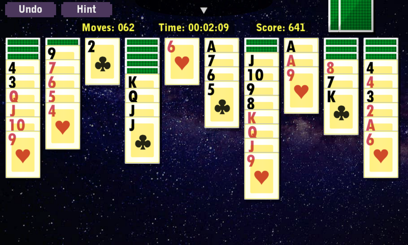 Spider Solitaire Max - عکس بازی موبایلی اندروید