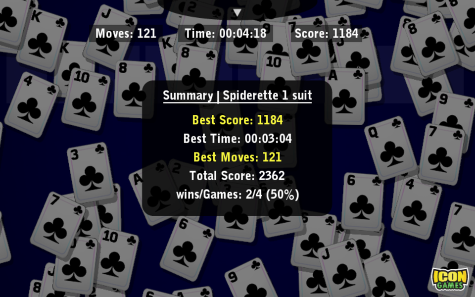 Spider Solitaire Max - عکس بازی موبایلی اندروید