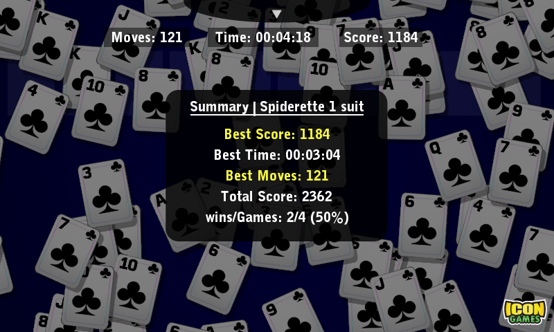 Spider Solitaire Max - عکس بازی موبایلی اندروید