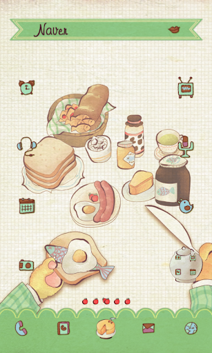Meals dodol launcher theme - Image screenshot of android app