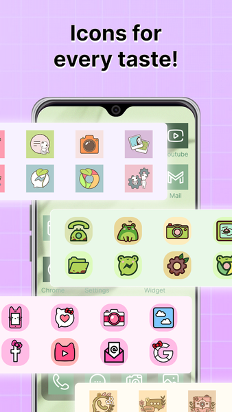 Theme Pack: Icon Changer - عکس برنامه موبایلی اندروید