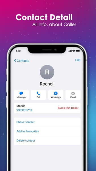 iCall OS۱۷ - iOS Phone Dialer - عکس برنامه موبایلی اندروید