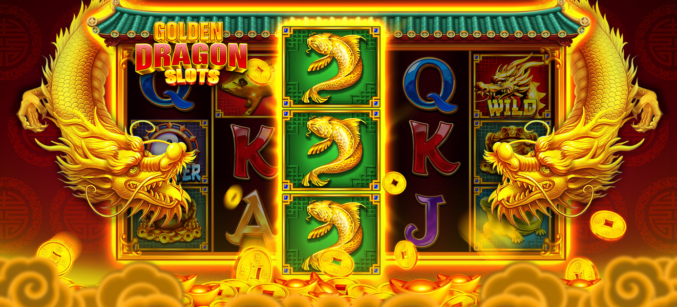 Golden Dragon Slots - Gameplay image of android game