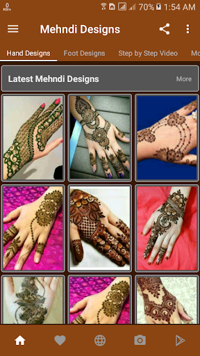 Mehndi Designs - Image screenshot of android app