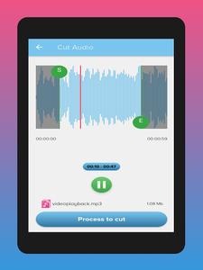 MP3 Cutter and Merger - Audio shape, Ringtone make - عکس برنامه موبایلی اندروید