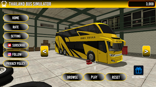 Thailand Bus Simulator - Gameplay image of android game