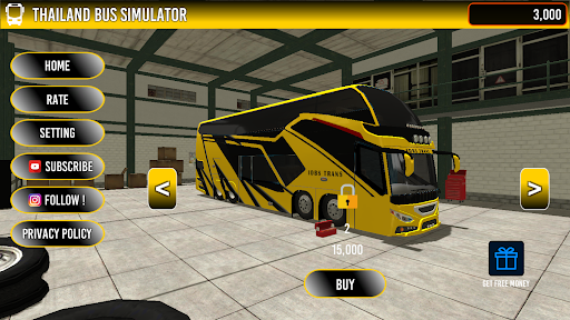 Thailand Bus Simulator - Gameplay image of android game