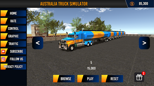 Australia Truck Simulator - Image screenshot of android app