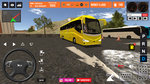 Brasil Bus Simulator - Gameplay image of android game