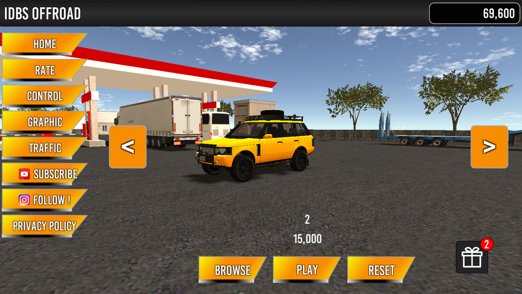 IDBS Offroad Simulator - Gameplay image of android game