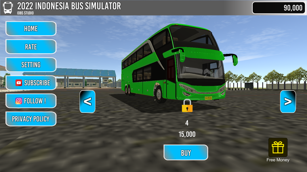 2024 Indonesia Bus Simulator - Gameplay image of android game