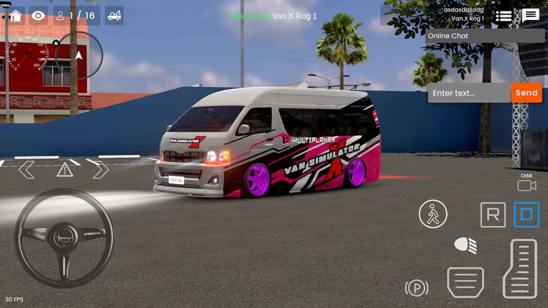 Van Simulator X Multiplayer - Gameplay image of android game