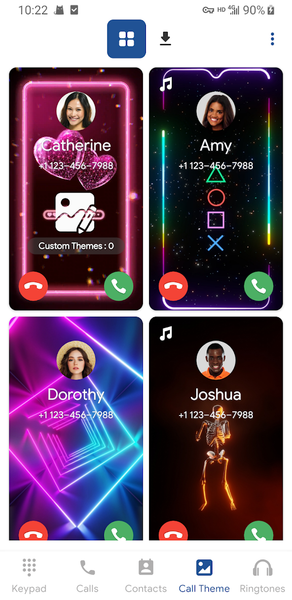 PhoneX Dialer & Call Screen - عکس برنامه موبایلی اندروید