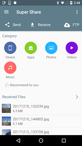 Easy Share :WiFi File Transfer - Image screenshot of android app