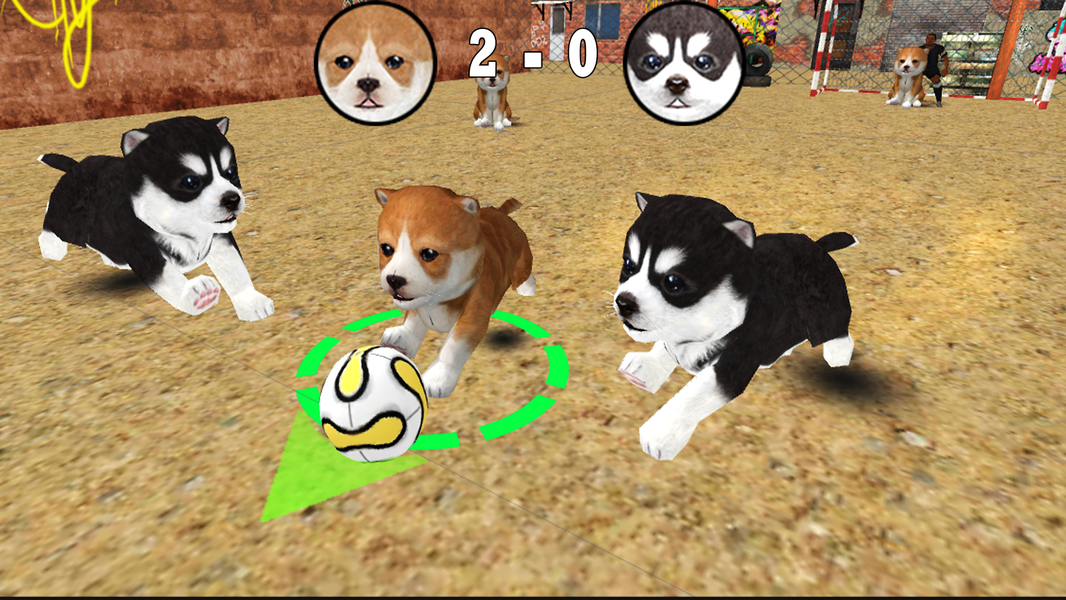 Dog Puppy Craft : A Football M - عکس بازی موبایلی اندروید