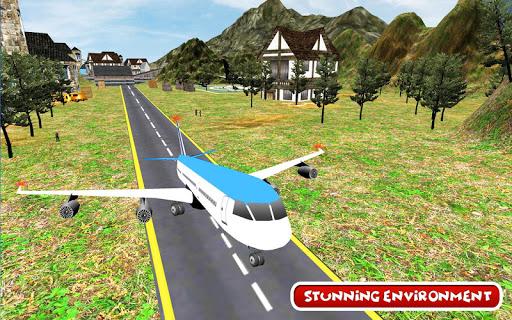 Airplane Game Flight Pilot Sim - Gameplay image of android game