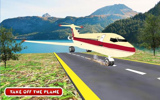 Airplane Game Flight Pilot Sim - Gameplay image of android game
