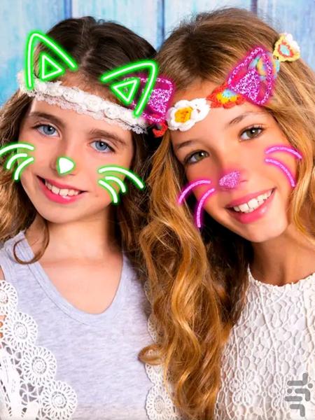 شکلک روی عکس - عکس برنامه موبایلی اندروید