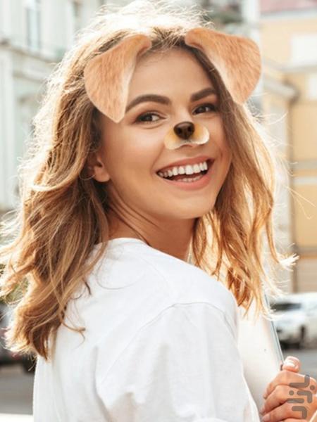 شکلک روی عکس - عکس برنامه موبایلی اندروید