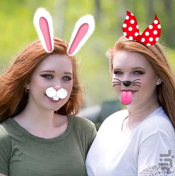 شکلک روی عکس - عکس برنامه موبایلی اندروید