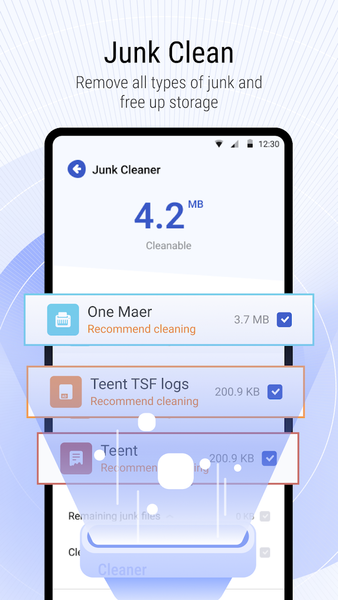 Junk Cleaner & Antivirus - عکس برنامه موبایلی اندروید