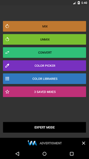 Color Mixer - عکس برنامه موبایلی اندروید