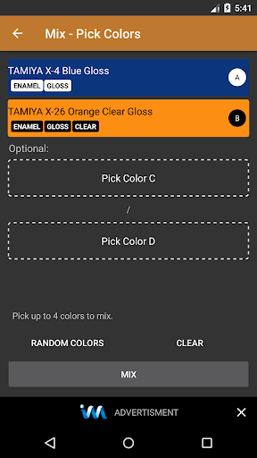 Color Mixer - عکس برنامه موبایلی اندروید