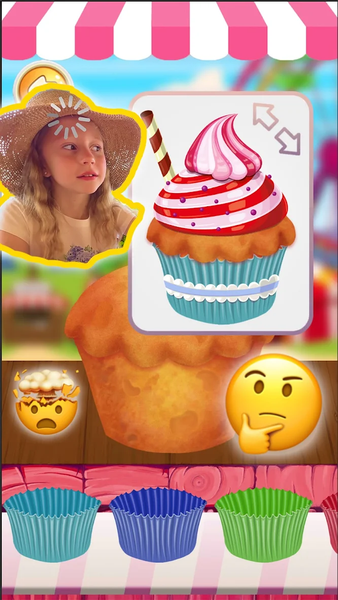 Like Nastya - Cupcake Maker - عکس بازی موبایلی اندروید